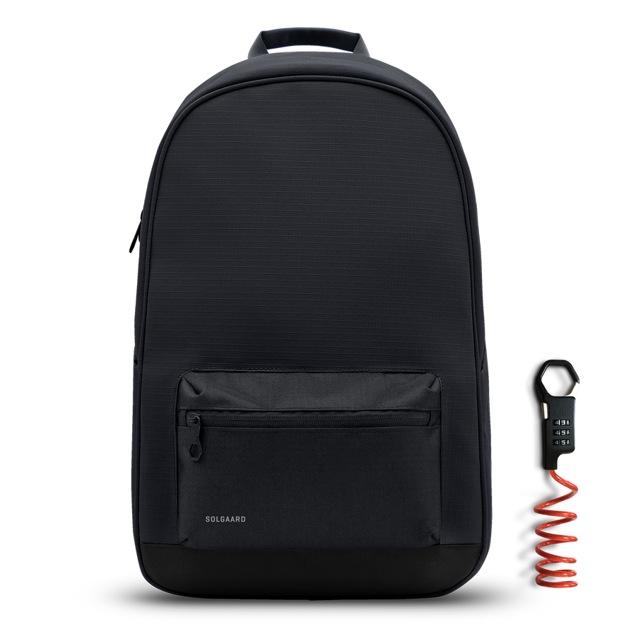 Baltic Black | Daypack w/ lock